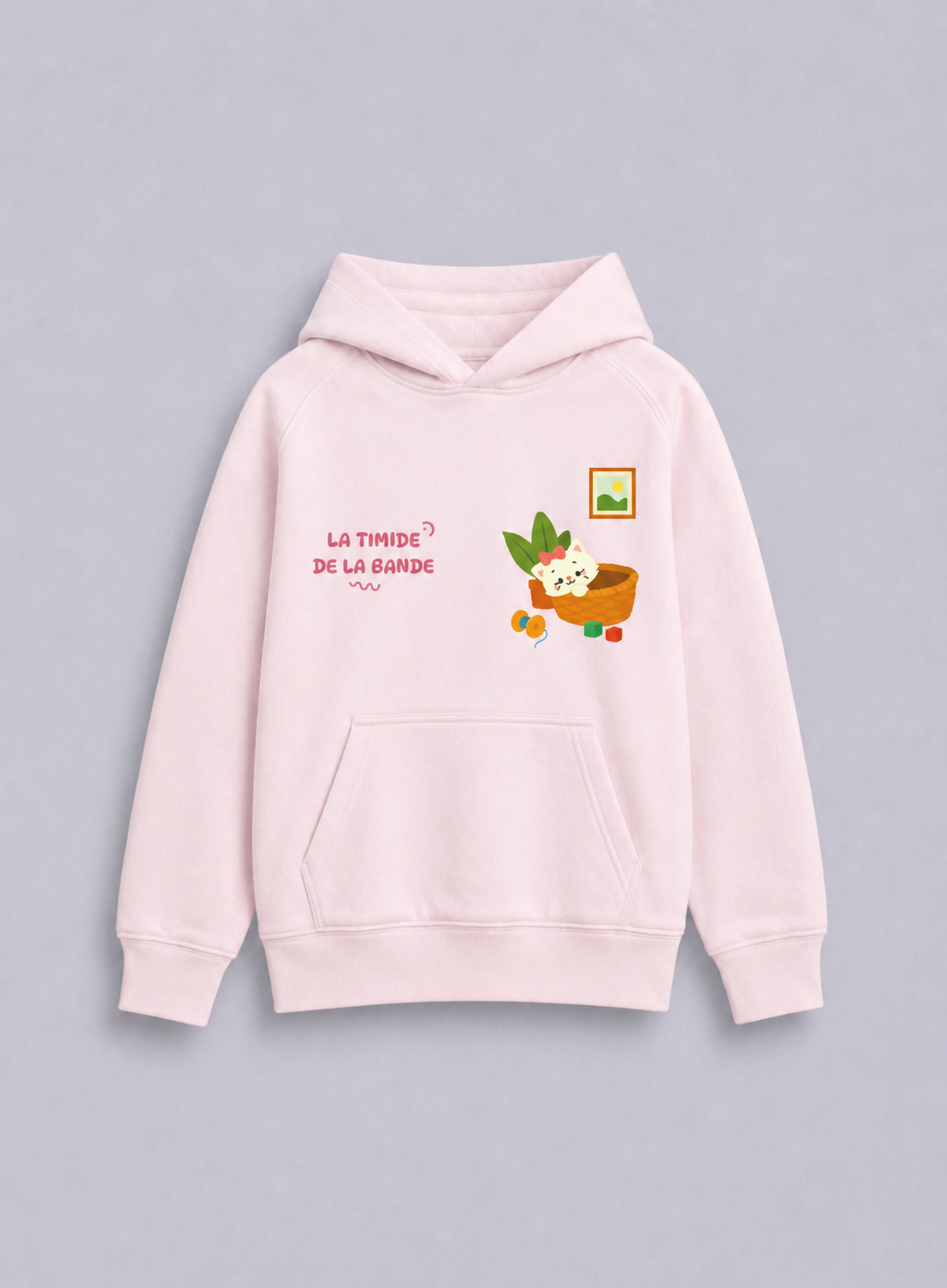 Sweat Kangourou Bio “Le Timide”