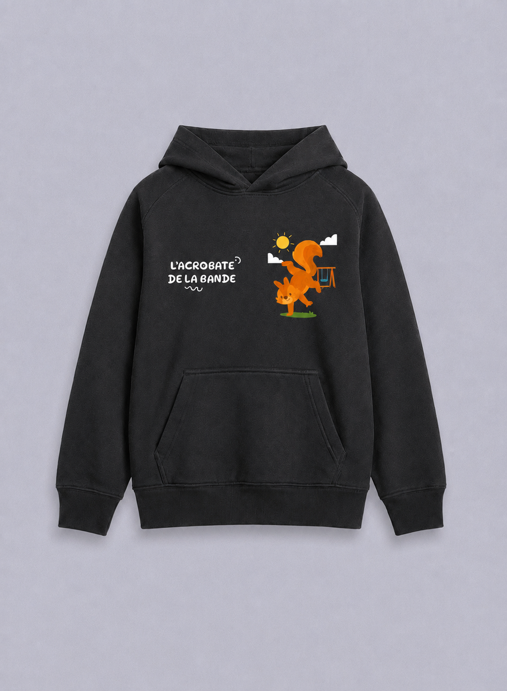 Sweat kangourou bio « L’Acrobate »