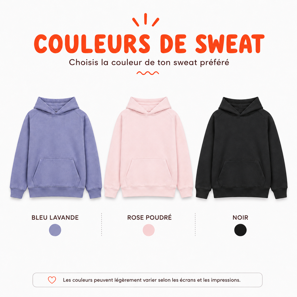 Sweat à Capuche Bio « Le Papoteur »