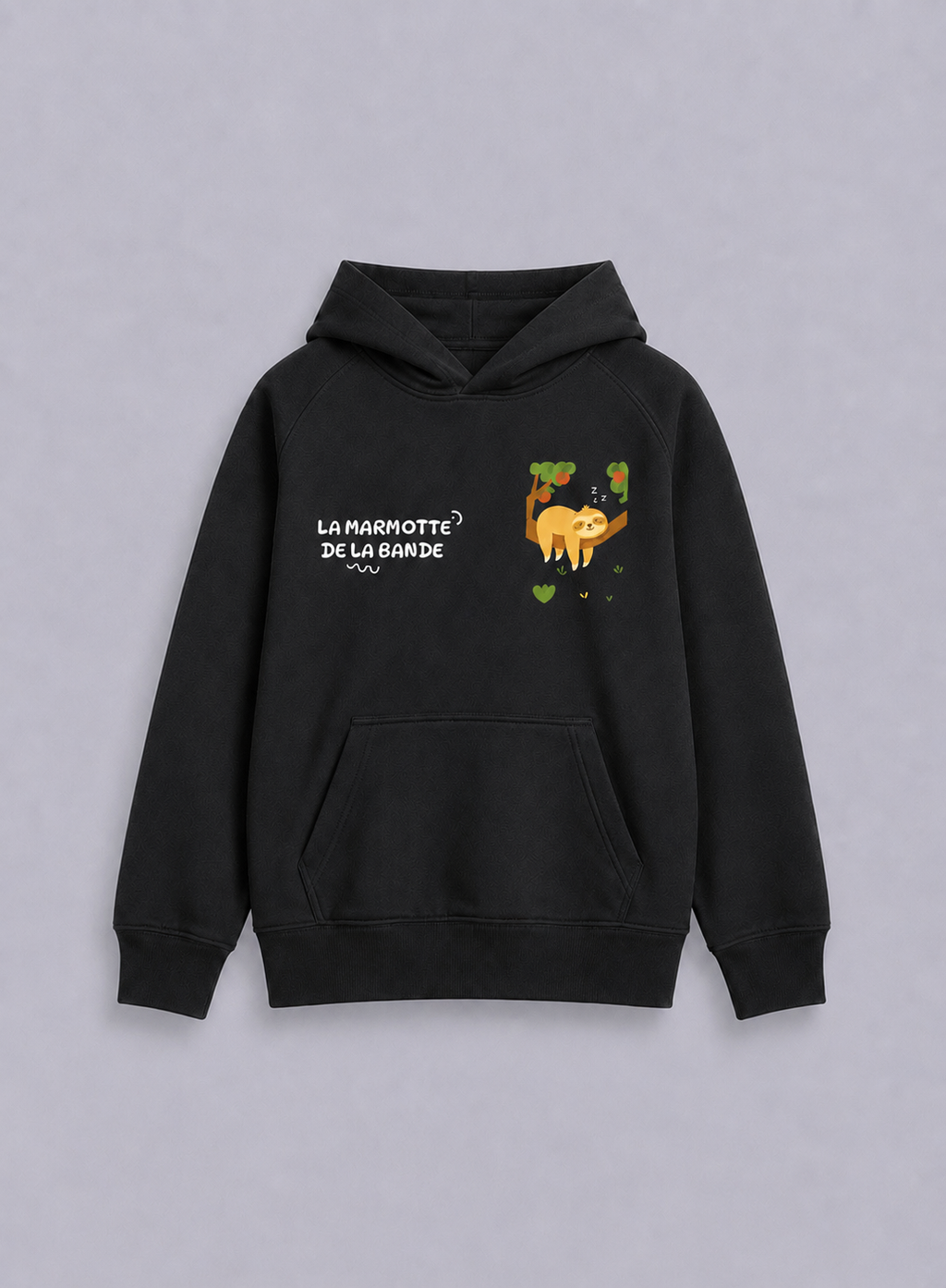 Sweat Kangourou Bio “La Marmotte”