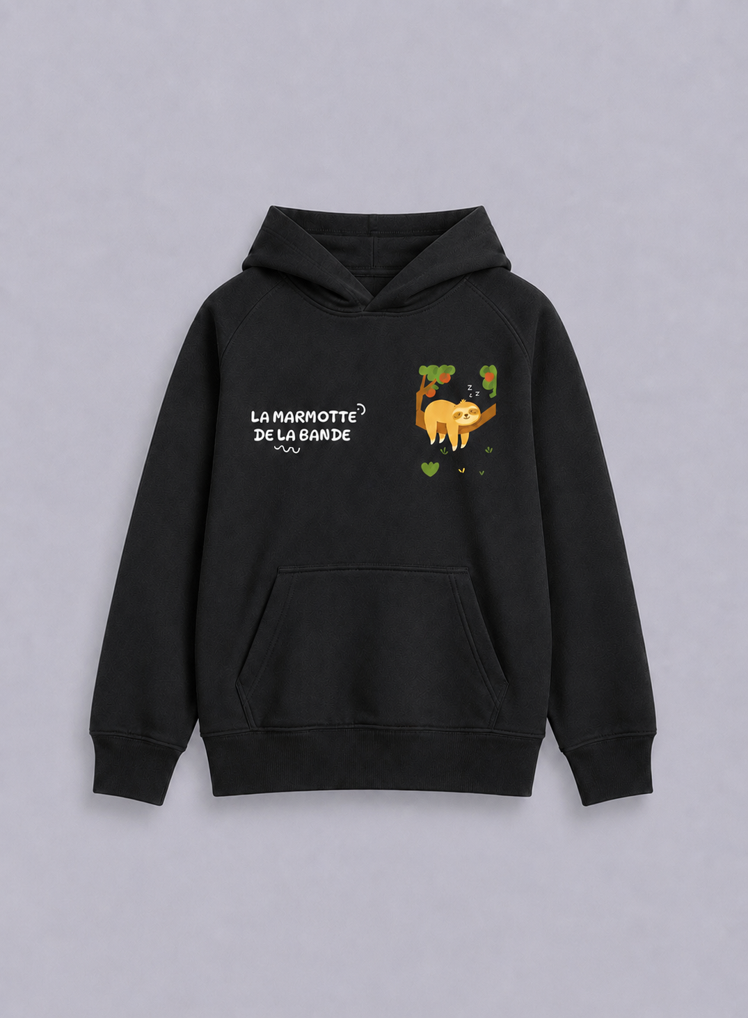 Sweat Kangourou Bio “La Marmotte”