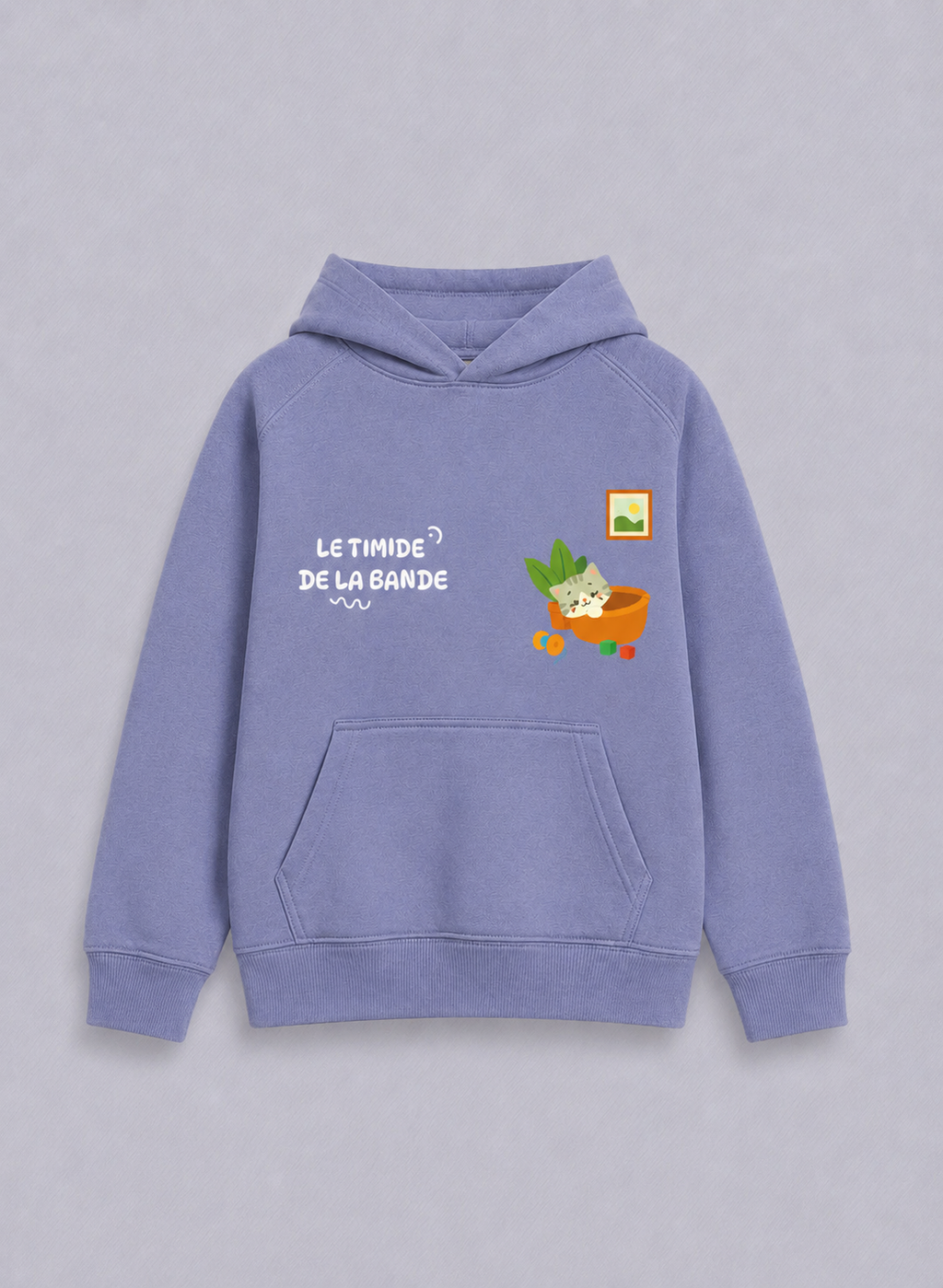 Sweat Kangourou Bio “Le Timide”