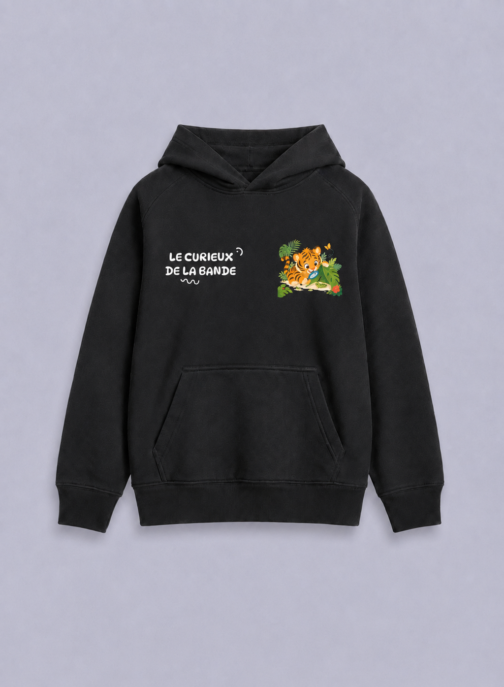 Sweat Kangourou Bio “Le Curieux”