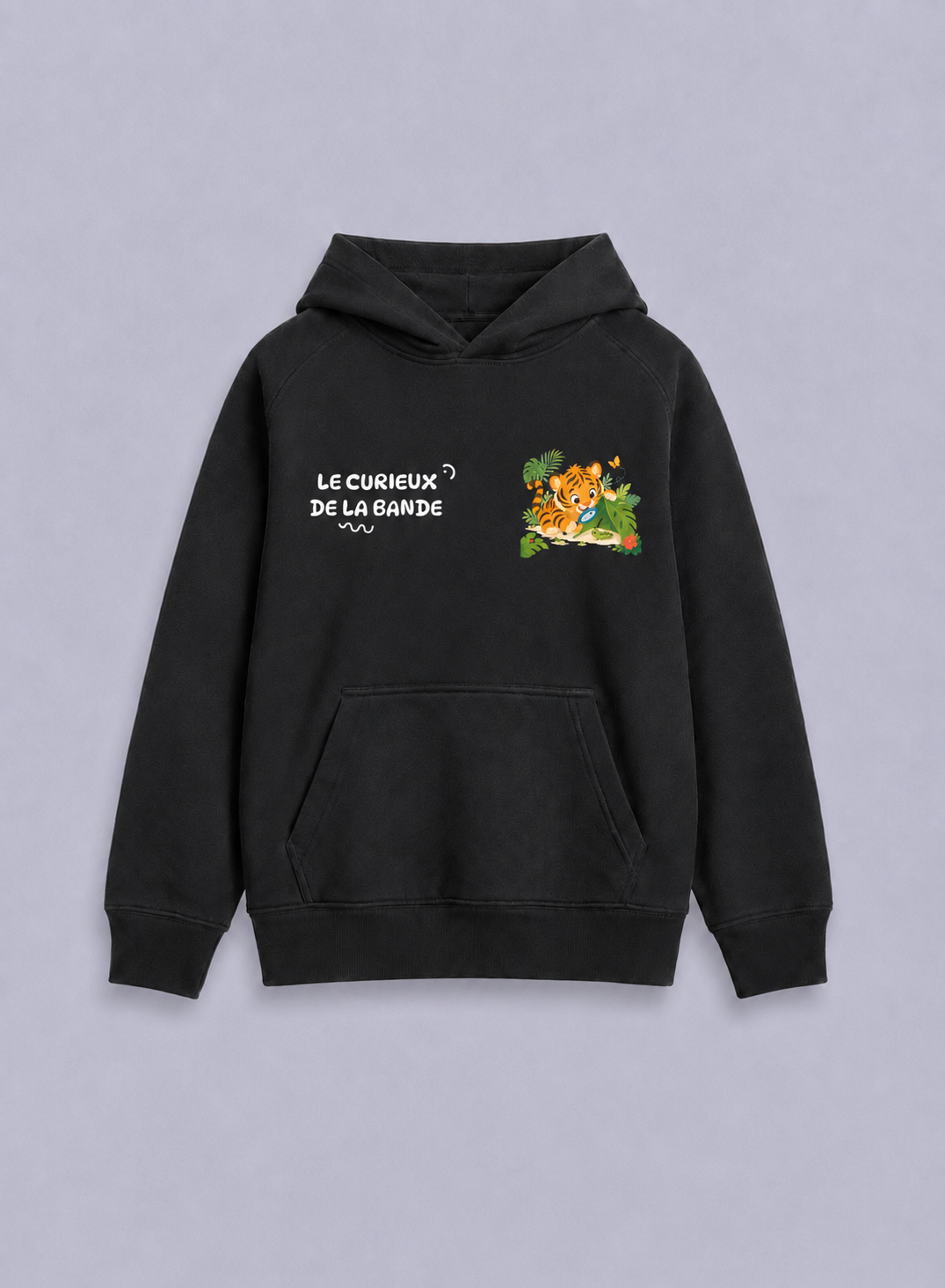 Sweat Kangourou Bio “Le Curieux”